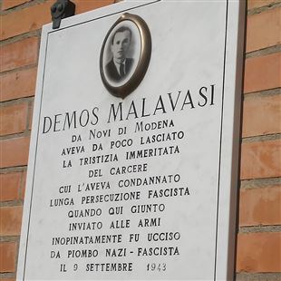 Sabato le celebrazioni in ricordo di Demos Malavasi, il primo caduto della Resistenza modenese